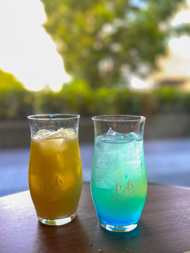夏っぽいドリンクを作っていただきました!