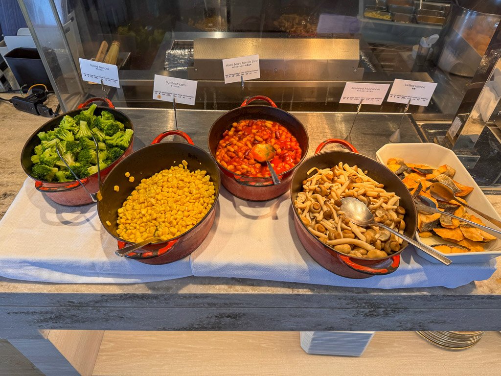 琵琶湖マリオット朝食ビュッフェの温菜