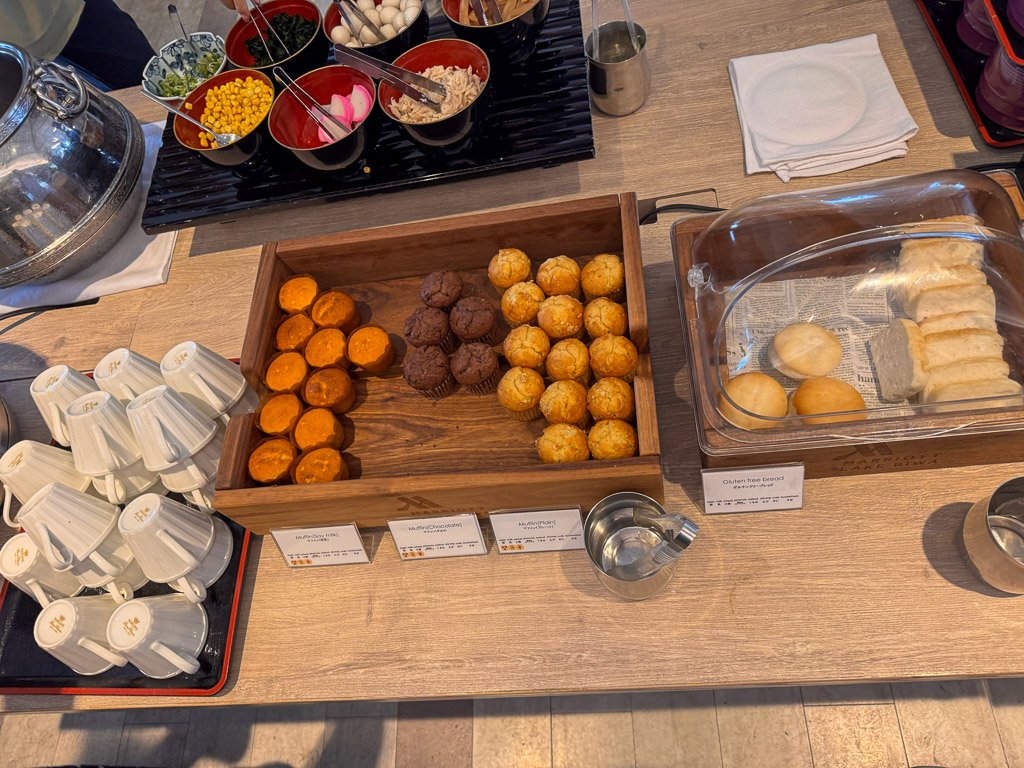 琵琶湖マリオット朝食ビュッフェの焼き菓子