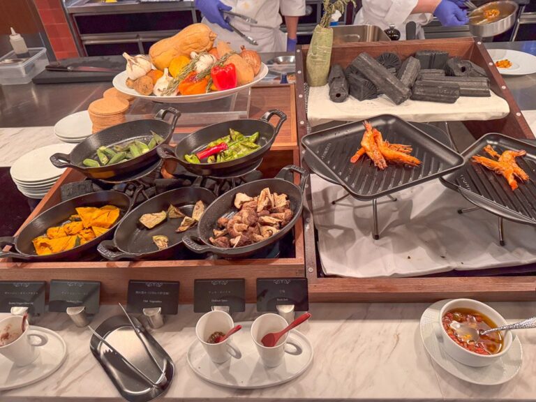 THE-MOMENT GRILL & DININGの温菜とグリル野菜