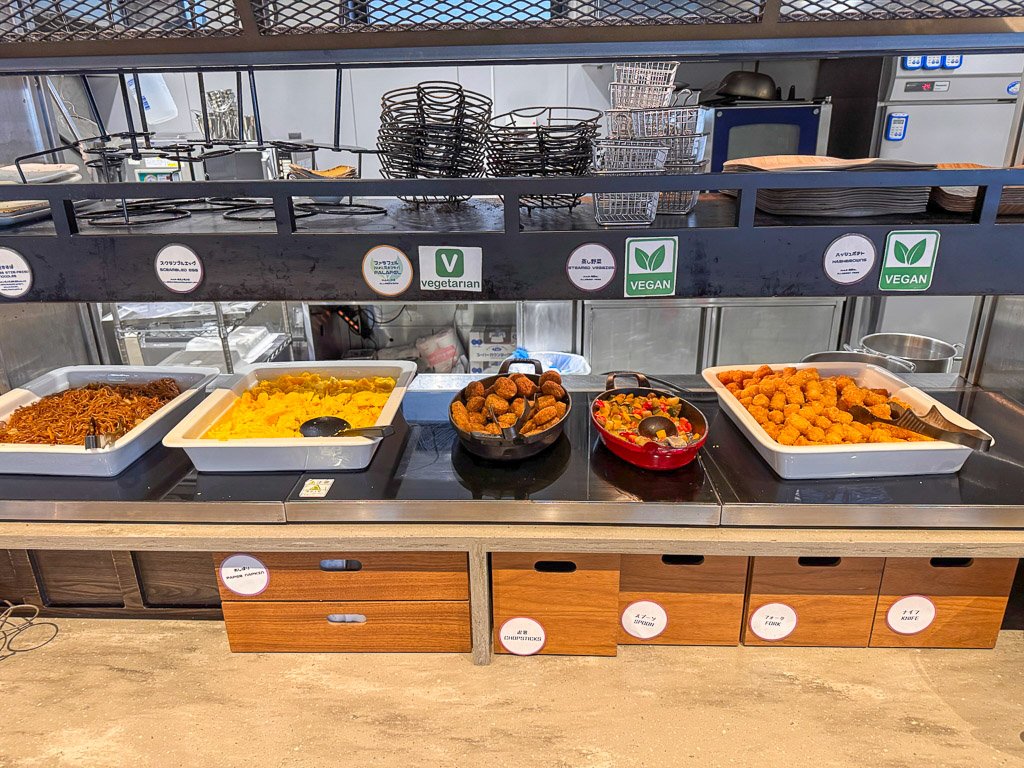 モクシー大阪新梅田の朝食ホットミール