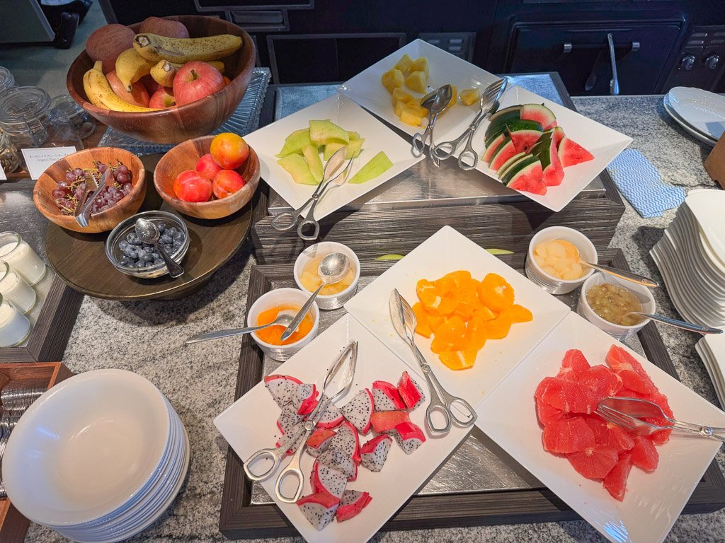 セントレジス大阪LA VEDUTA朝食ビュッフェのフルーツ