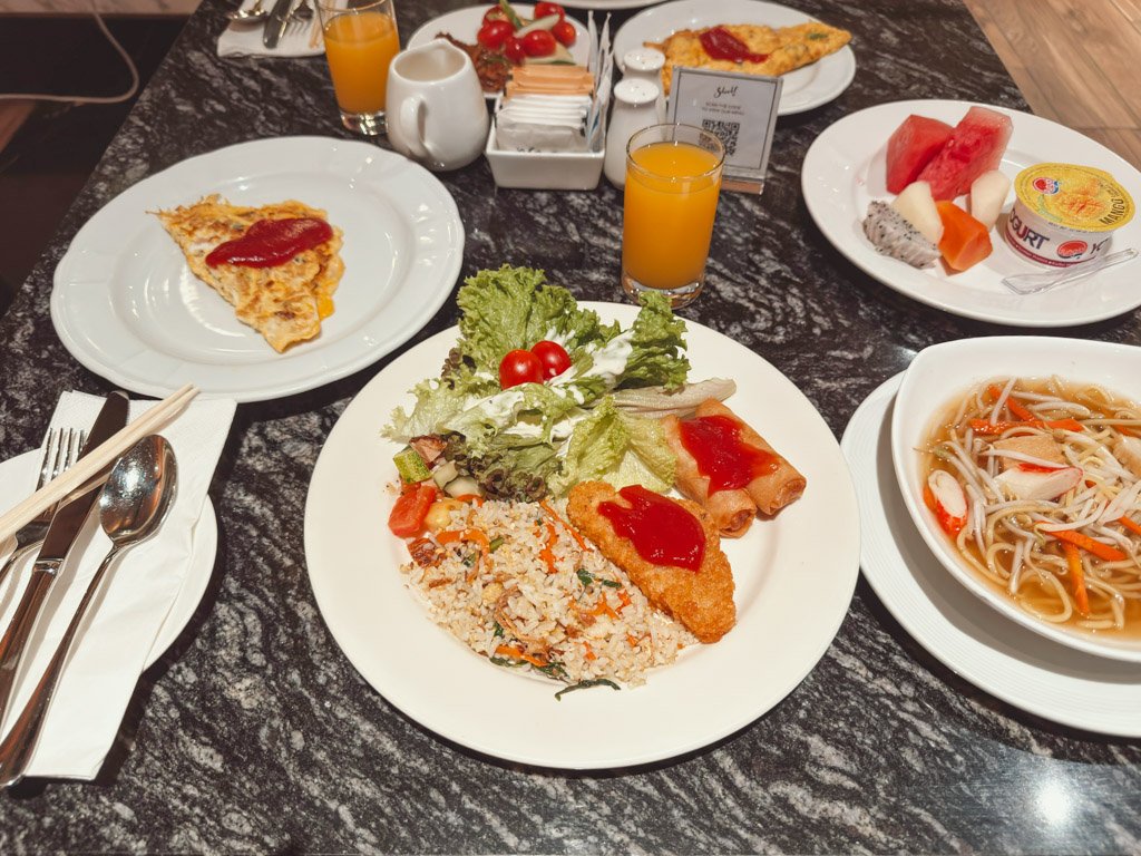 JWマリオット・クアラルンプール朝食で取った料理