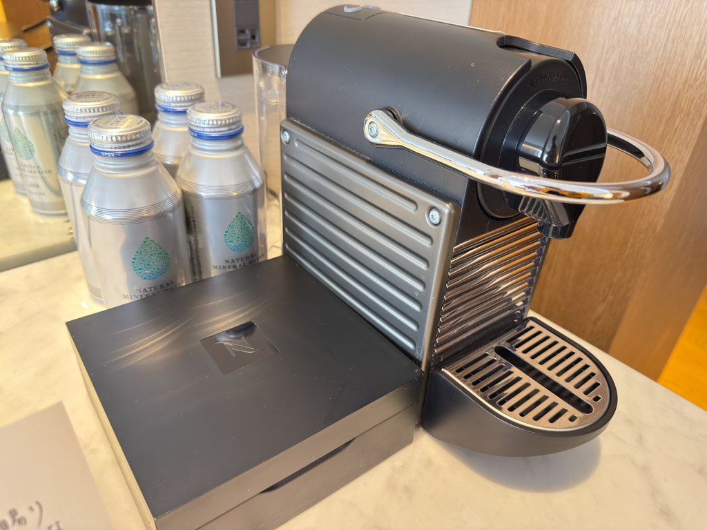 JWマリオット奈良客室のコーヒーマシン