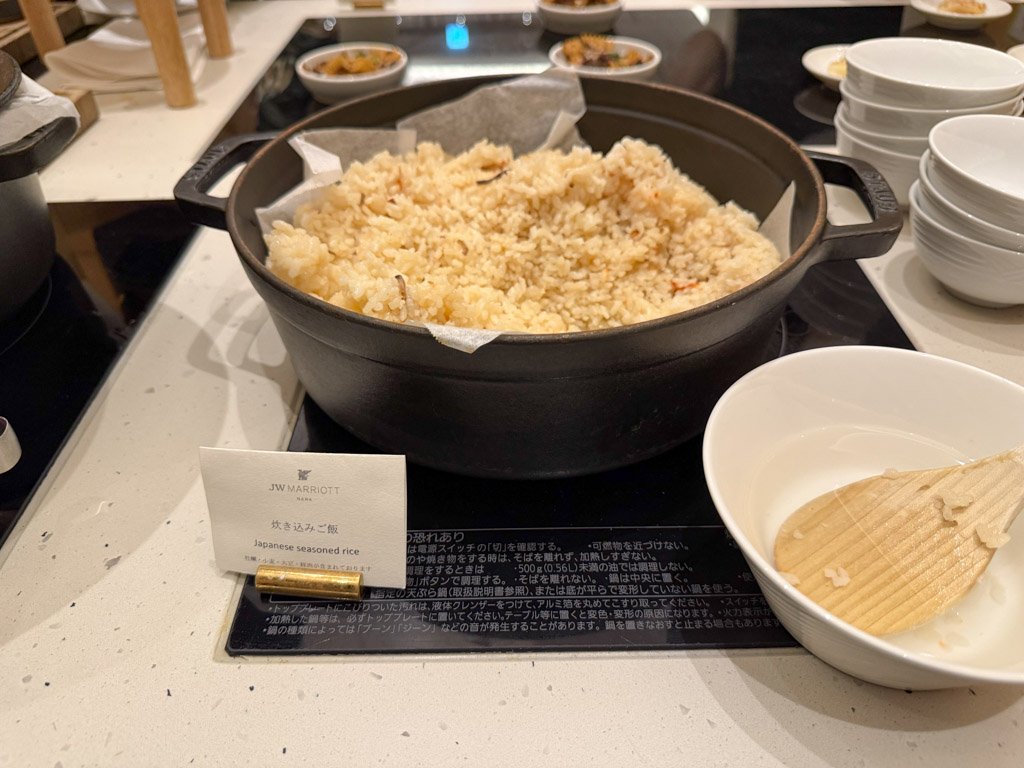 JWマリオット奈良クラブラウンジの鯛めし
