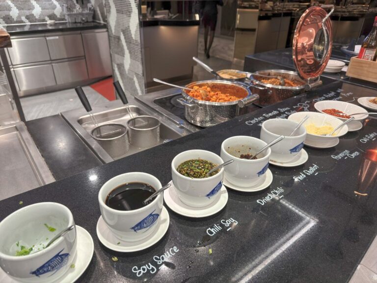 ルメリディアン・クアラルンプールのラウンジ軽食とトッピング