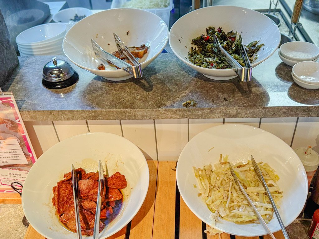 モクシー蘇州シティセンター朝食ビュッフェの冷菜