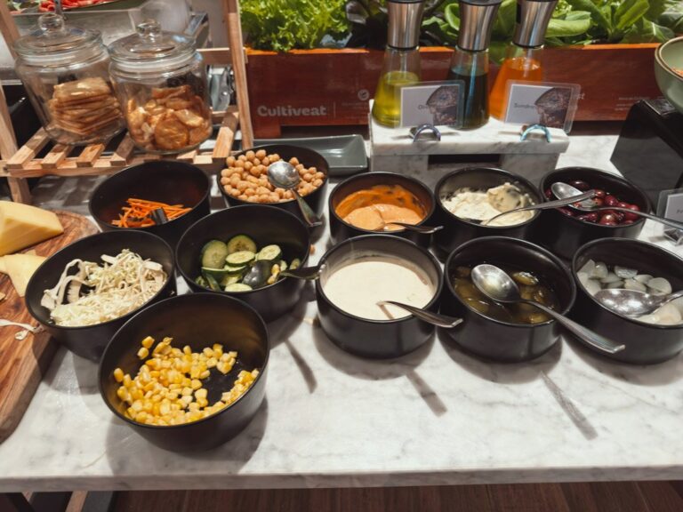 パームガーデンホテル朝食ビュッフェのトッピング類