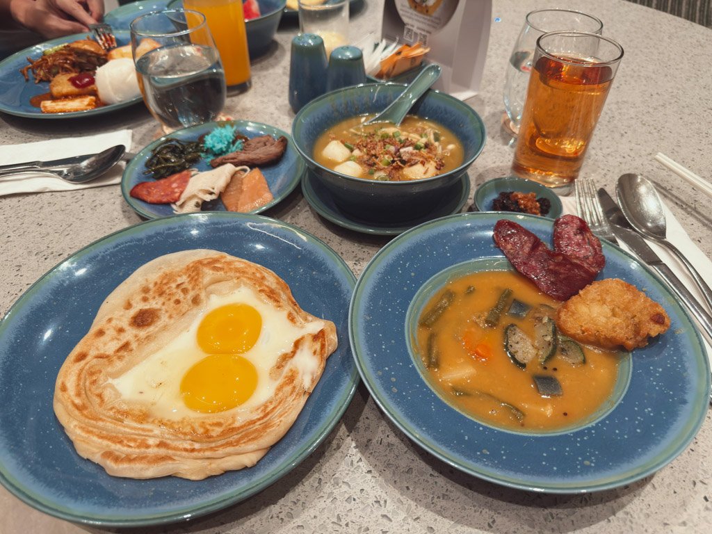 パームガーデンホテル朝食で取った料理