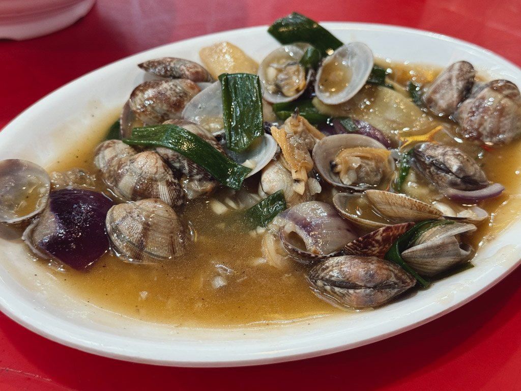 クアラルンプールで食べたアサリ料理