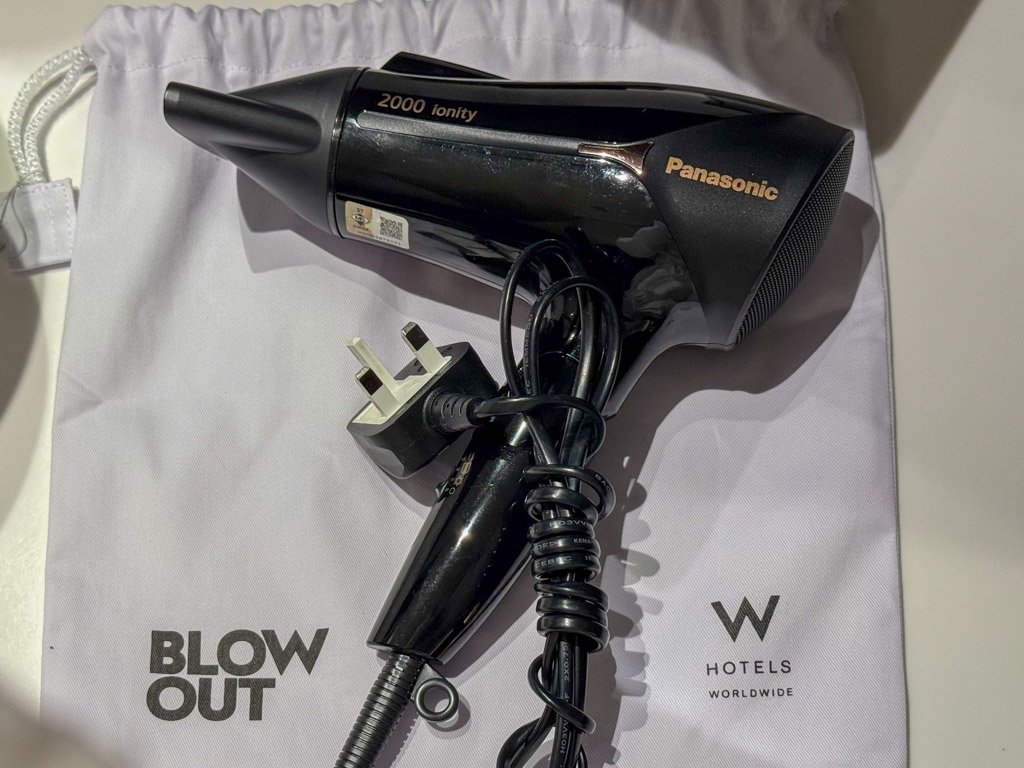 Wクアラルンプール客室のパナソニックドライヤー