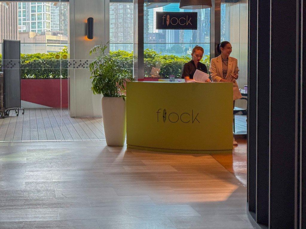 Wクアラルンプール朝食会場Flockの受付