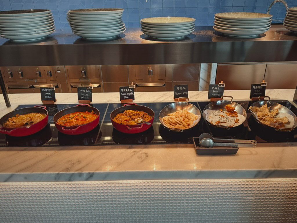 Wマカオ スタジオシティ レストラン津津の温かい朝食メニュー
