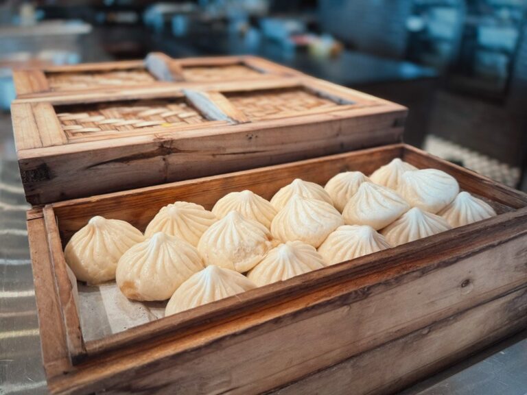 W上海外灘朝食ビュッフェの蒸し饅頭