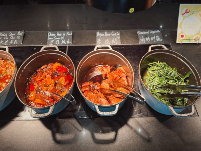 W上海外灘朝食ビュッフェの中華温菜