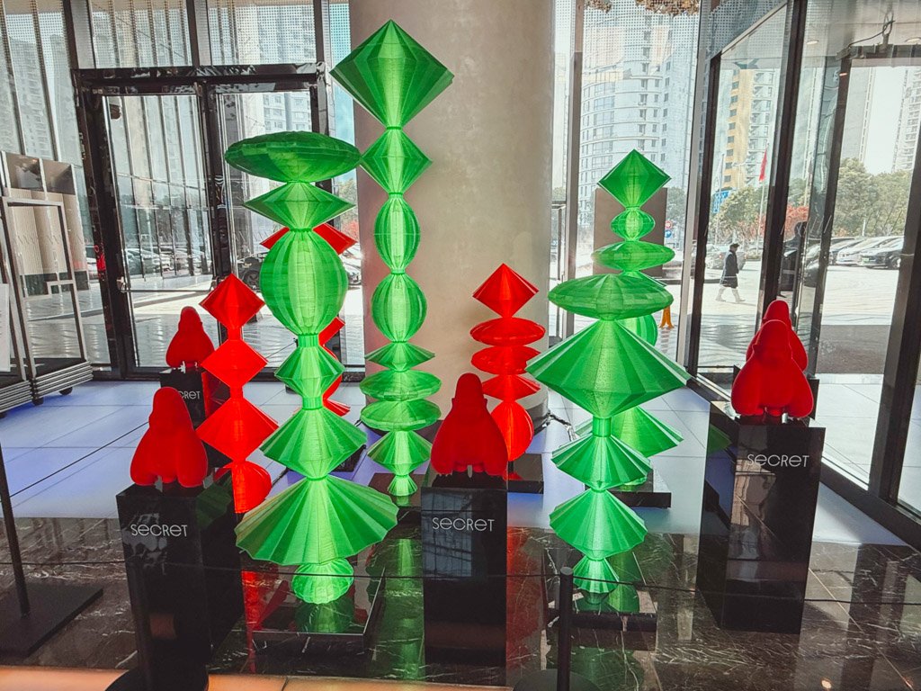 W蘇州ロビーのクリスマス装飾
