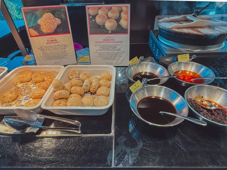 W蘇州朝食ビュッフェの点心コーナー