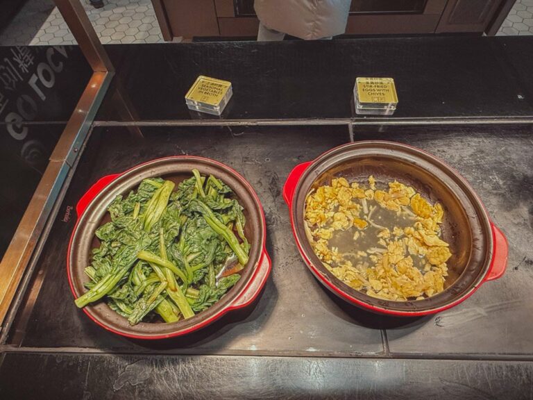 W蘇州朝食ビュッフェの野菜料理