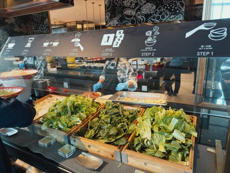 W蘇州朝食ビュッフェのサラダバー