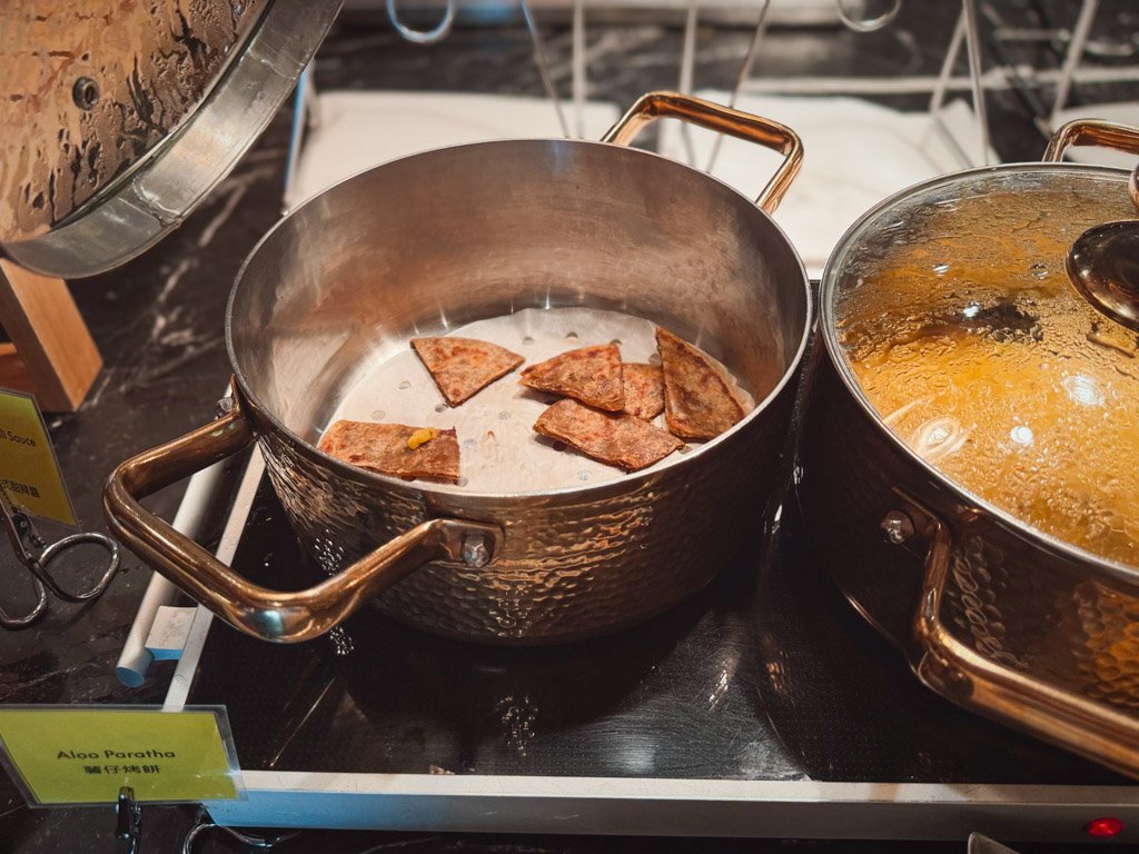W香港KITCHEN朝食ビュッフェの温かい前菜