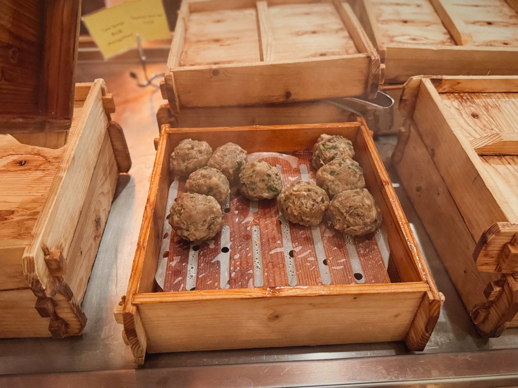W香港KITCHEN朝食ビュッフェの蒸し点心