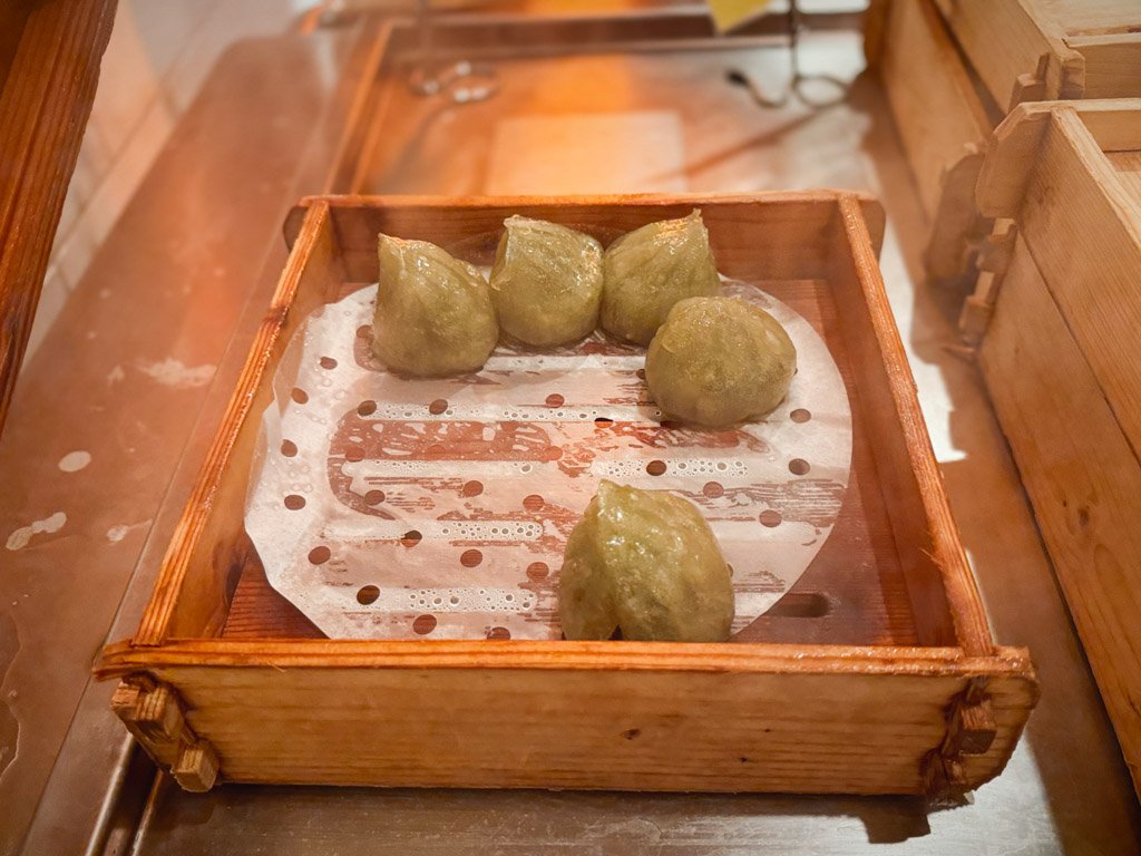 W香港KITCHEN朝食ビュッフェの蒸し餃子