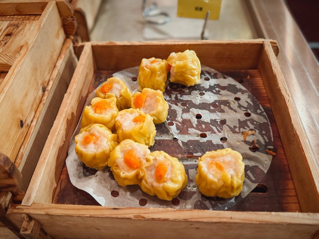W香港KITCHEN朝食ビュッフェの海老焼売