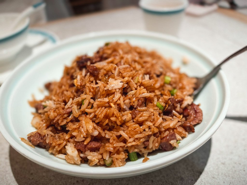 W香港のレストランで食べた炒飯