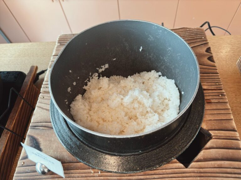 W大阪朝食ビュッフェの白ご飯
