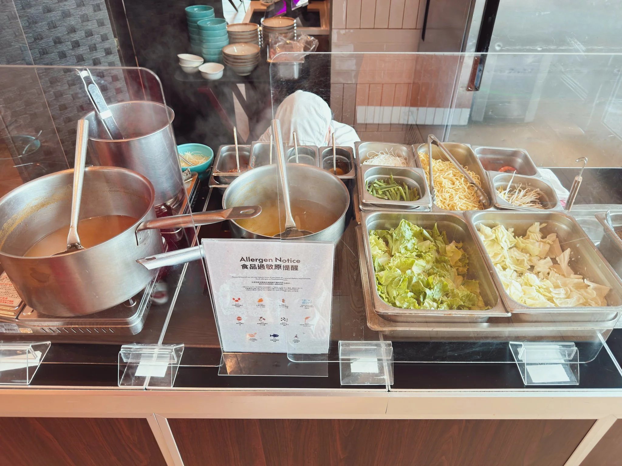 W台北朝食ビュッフェのパン類