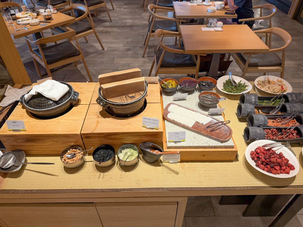 ウェスティンホテル横浜朝食ビュッフェの薬味と惣菜