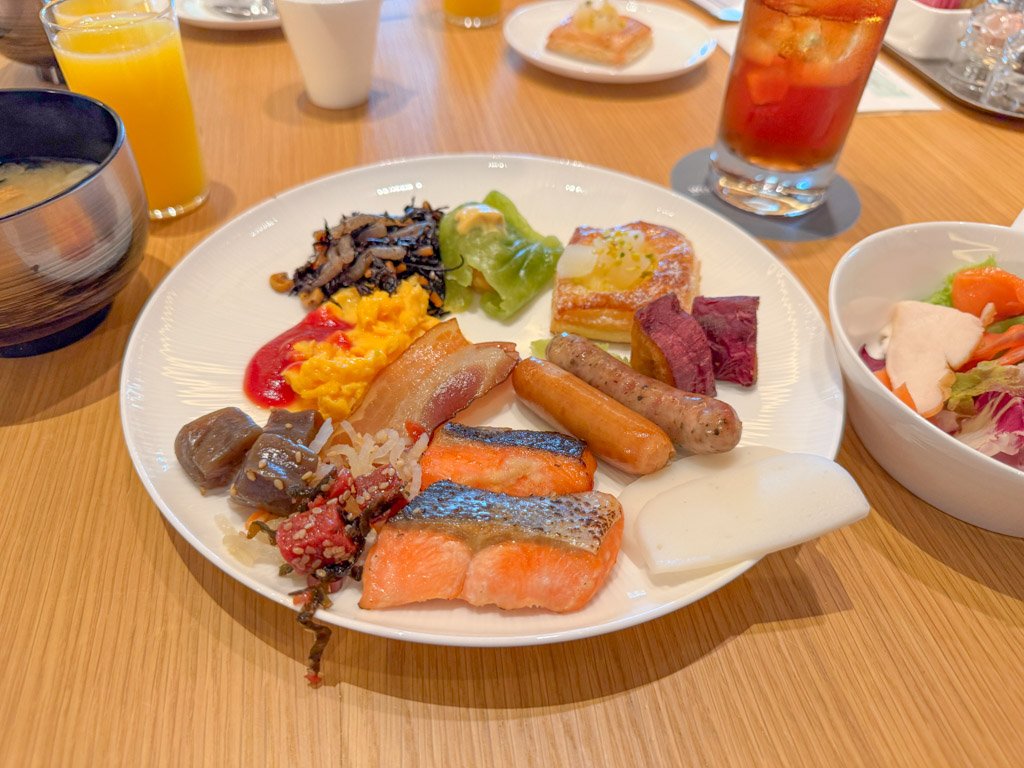 ウェスティンホテル横浜の朝食プレート