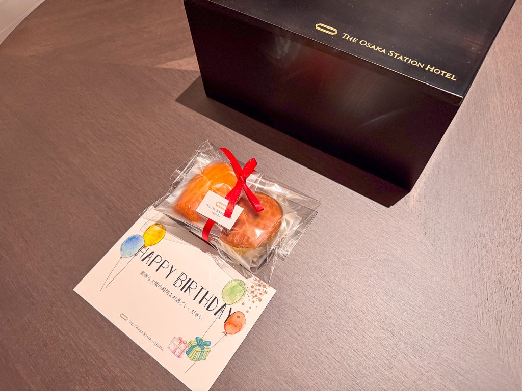 大阪ステーションホテルのバースデーギフト