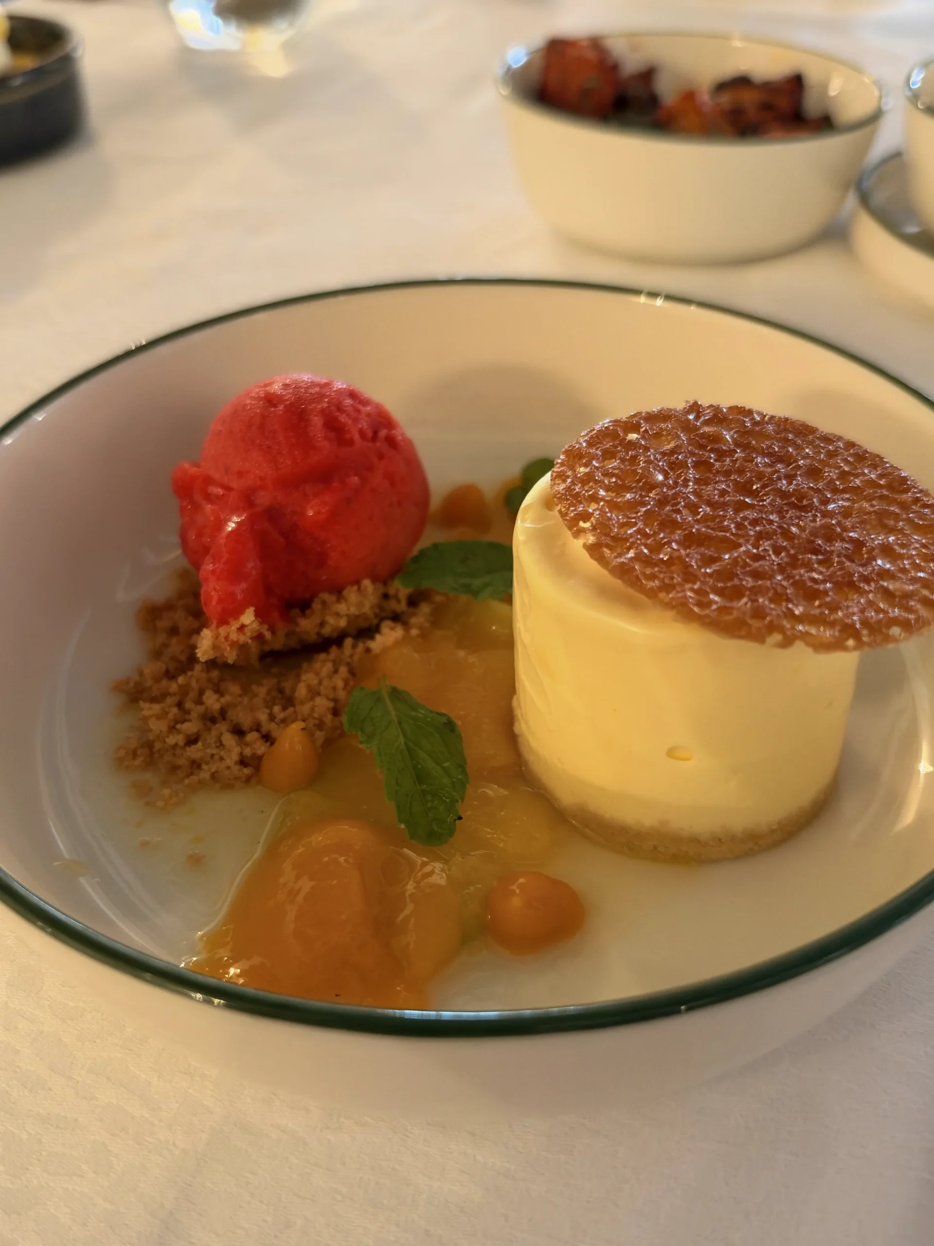 ランチのデザート。