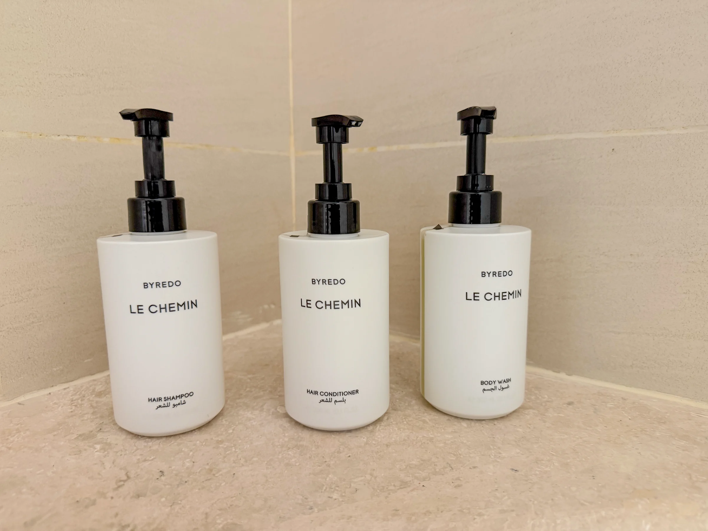 BYREDOのLE CHEMINアメニティ。