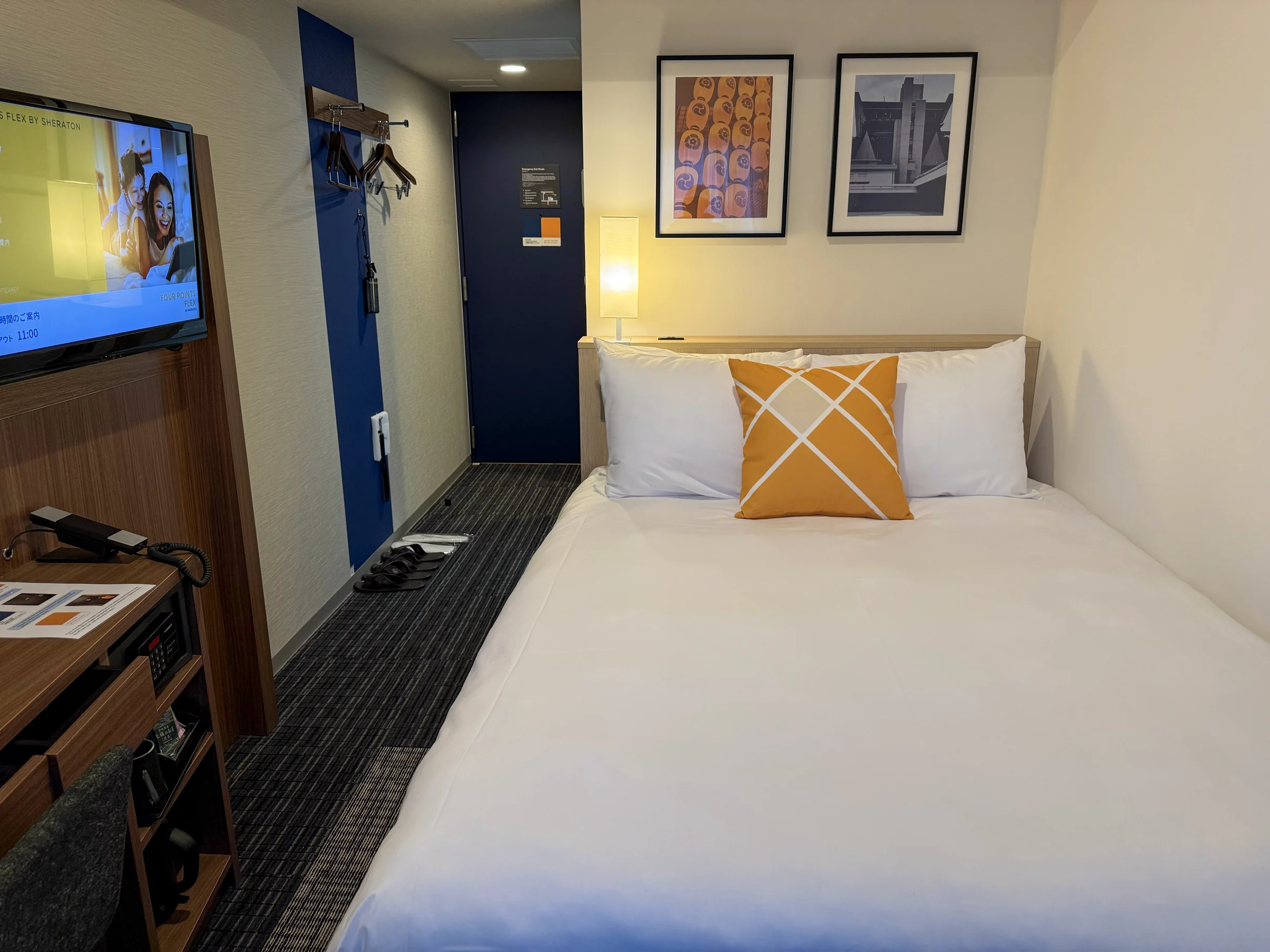 The double room I stayed in.