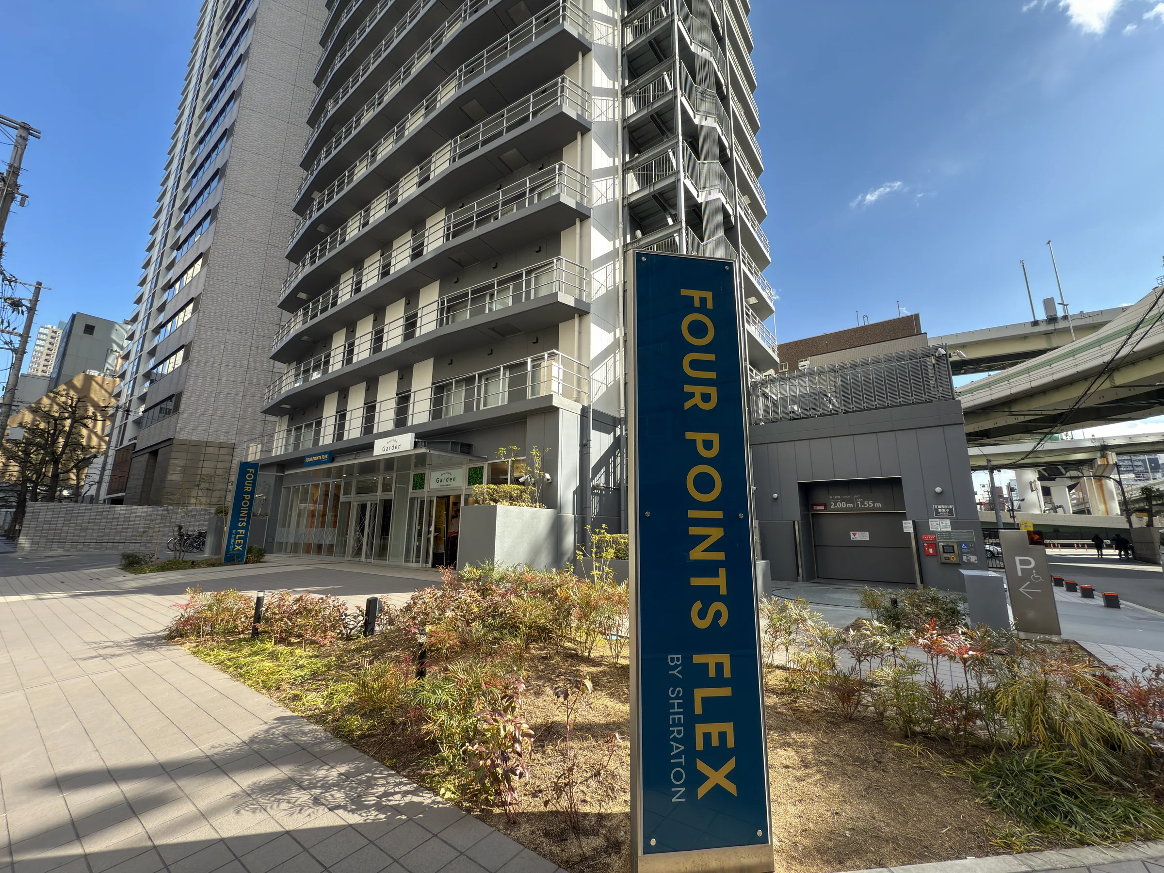 The exterior of Four Points Flex Osaka Honmachi