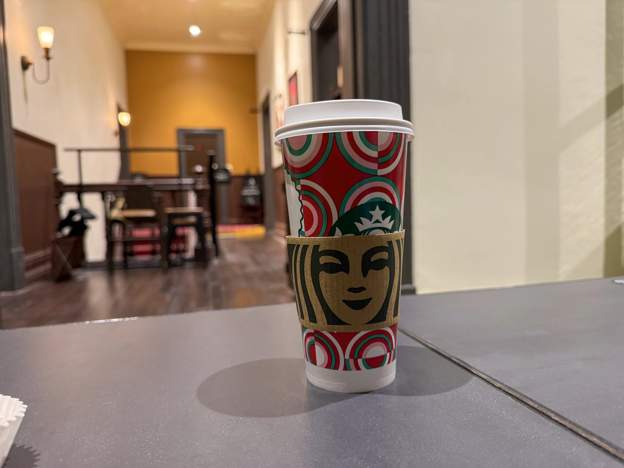 A holiday-design cup