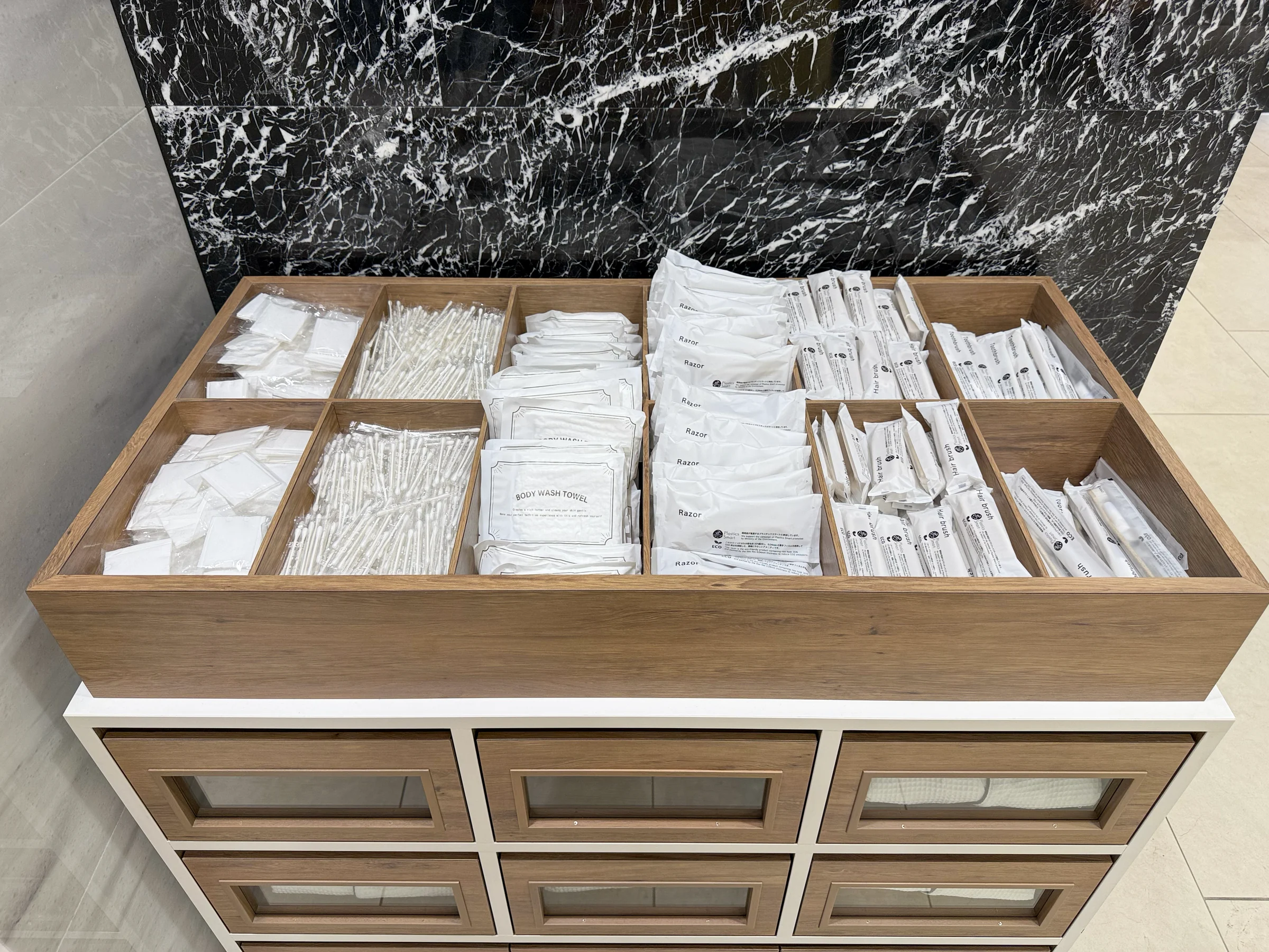 Amenities to choose as needed.