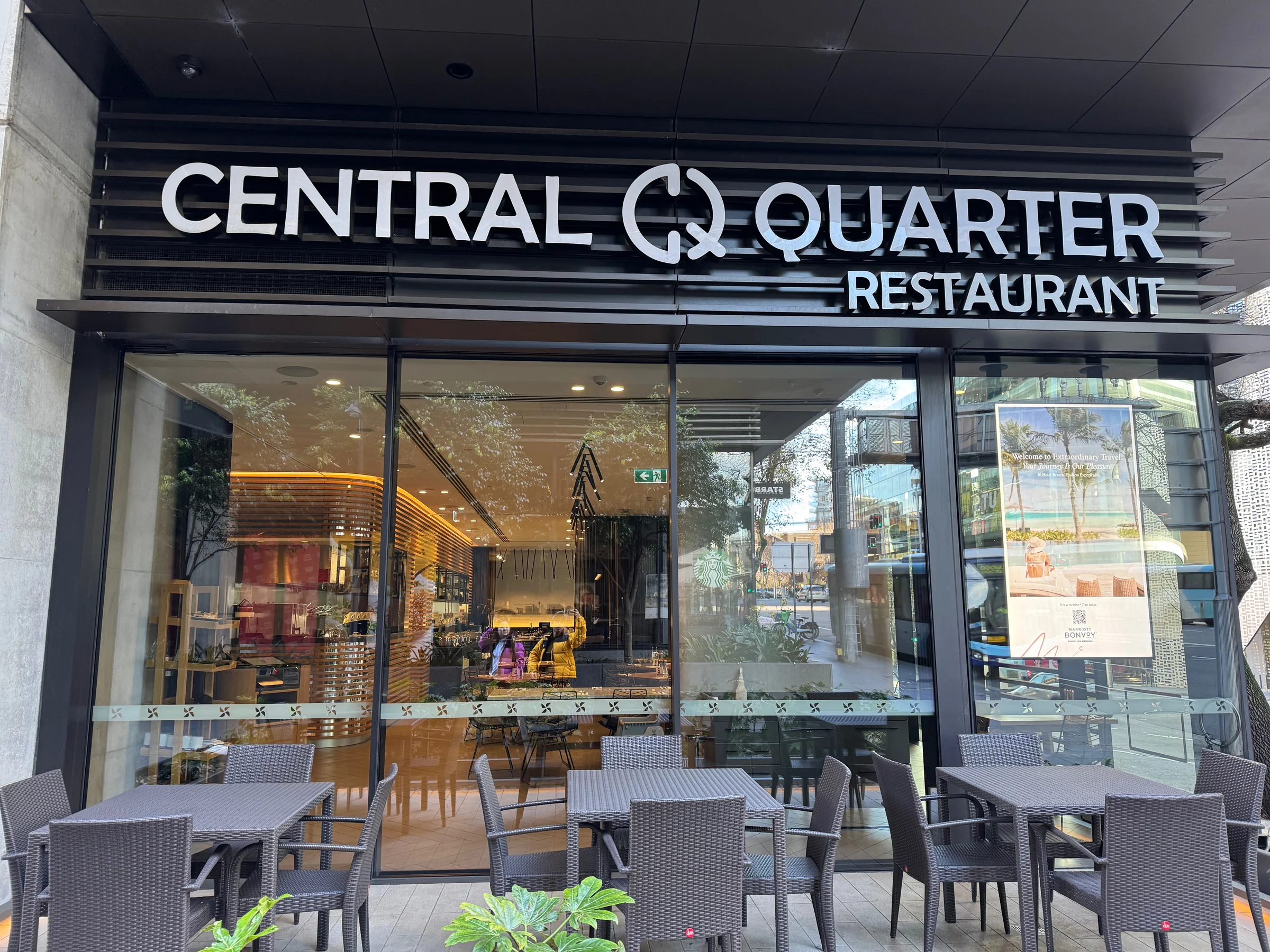 Central Quarter Restaurant at the hotel.