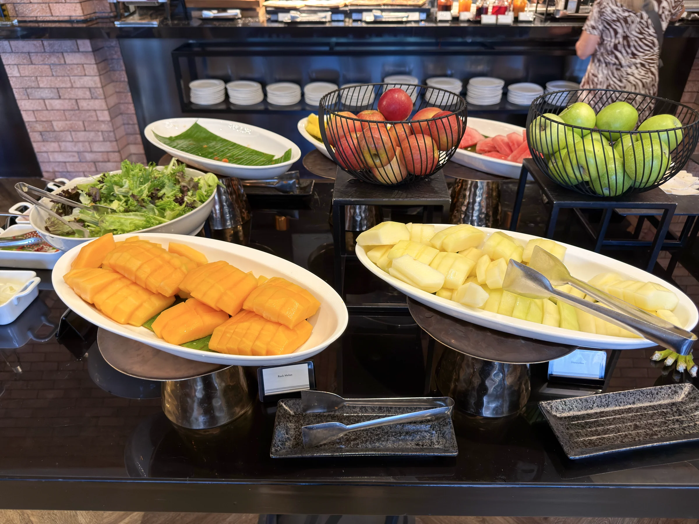 朝食のフルーツ。