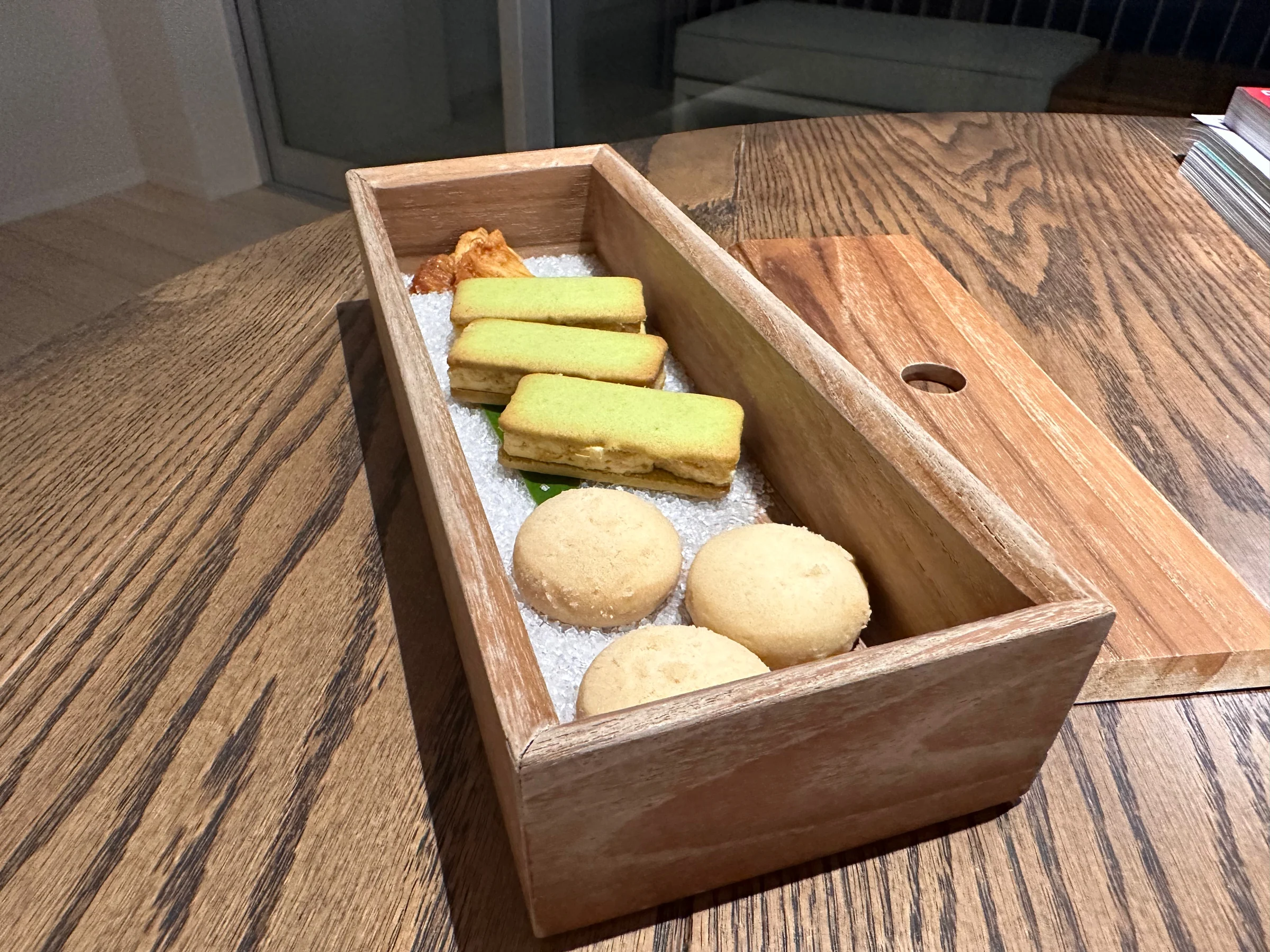Welcome sweets on arrival.