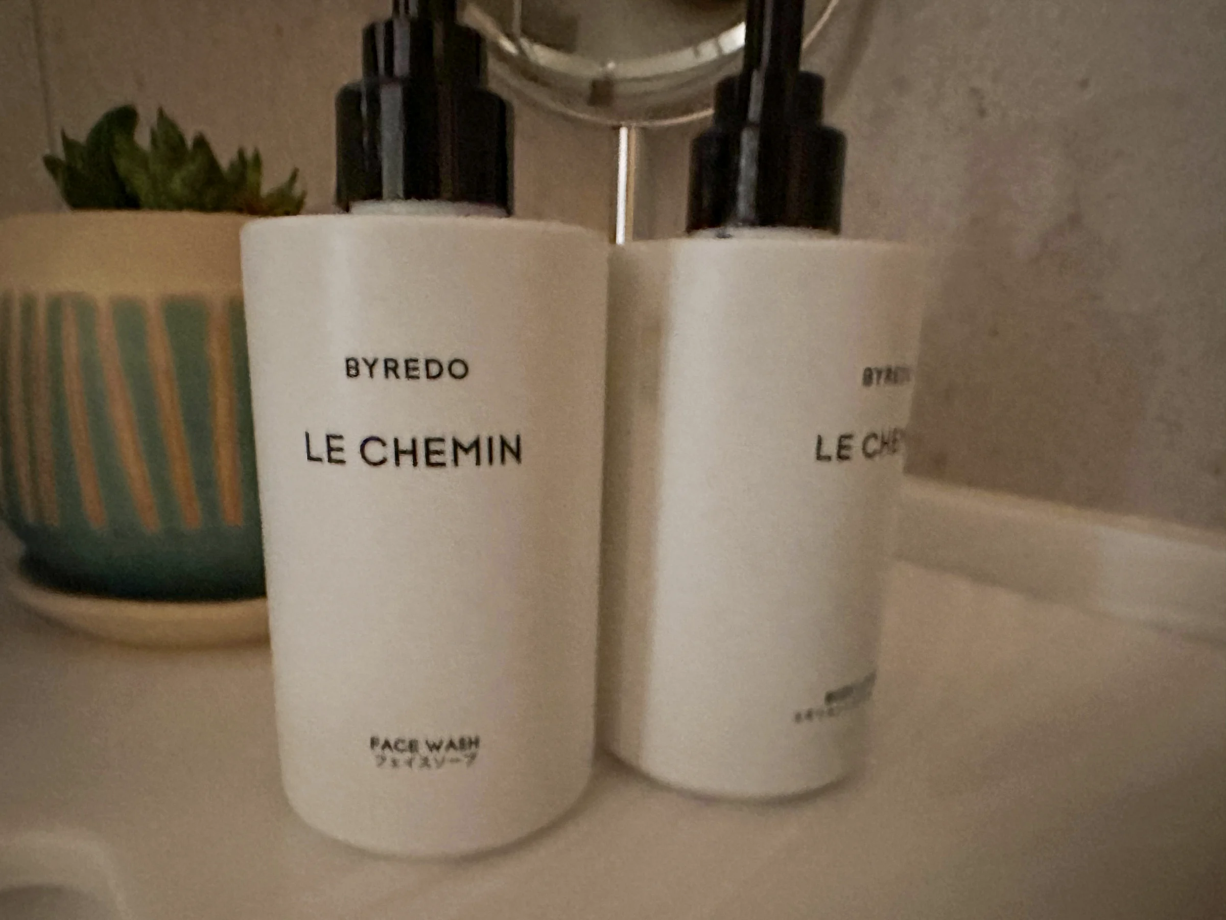 Le Chemin amenities—the name stayed with me, too.
