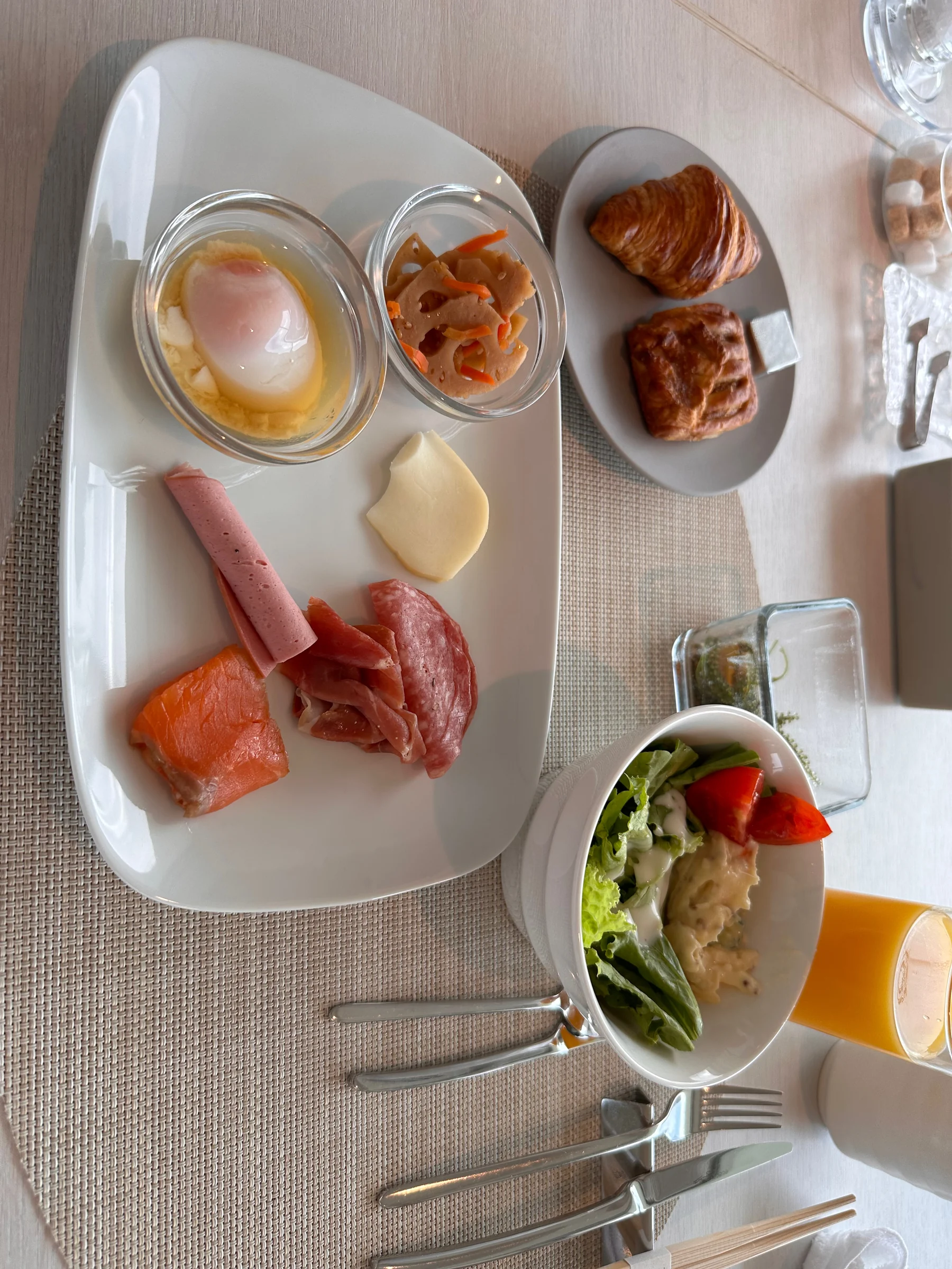 My breakfast plate.