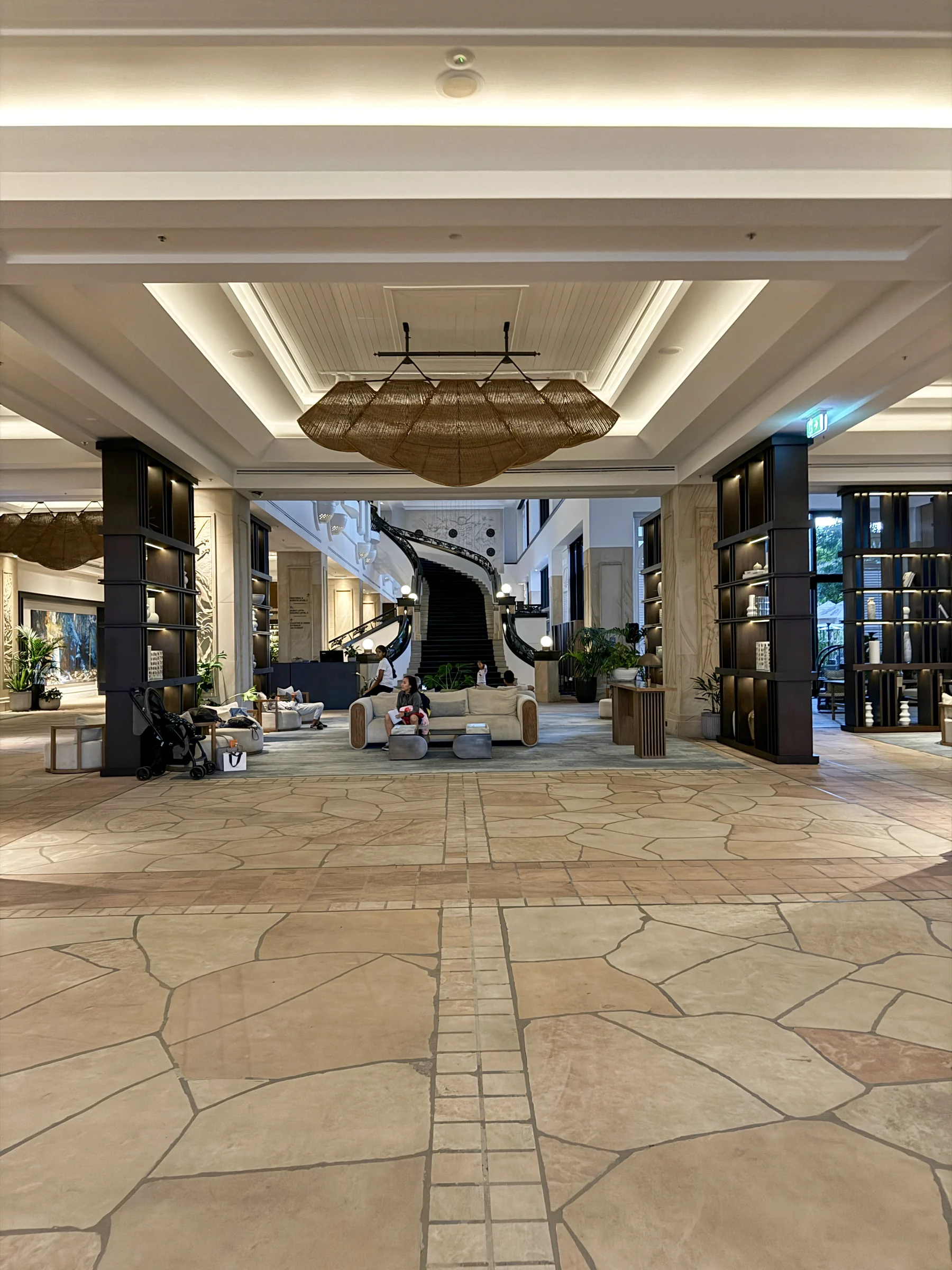 The lobby beyond the entrance.