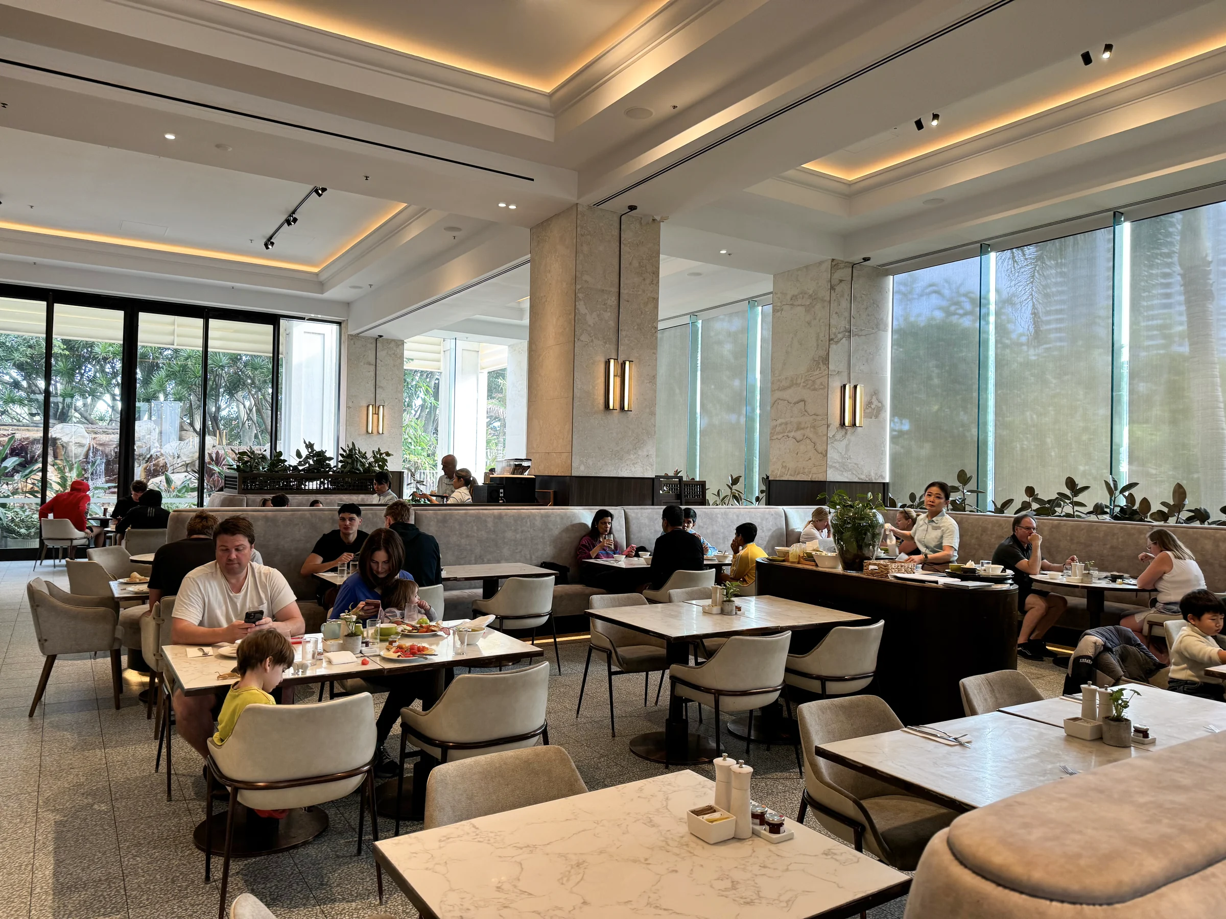 The breakfast venue at Citrique.