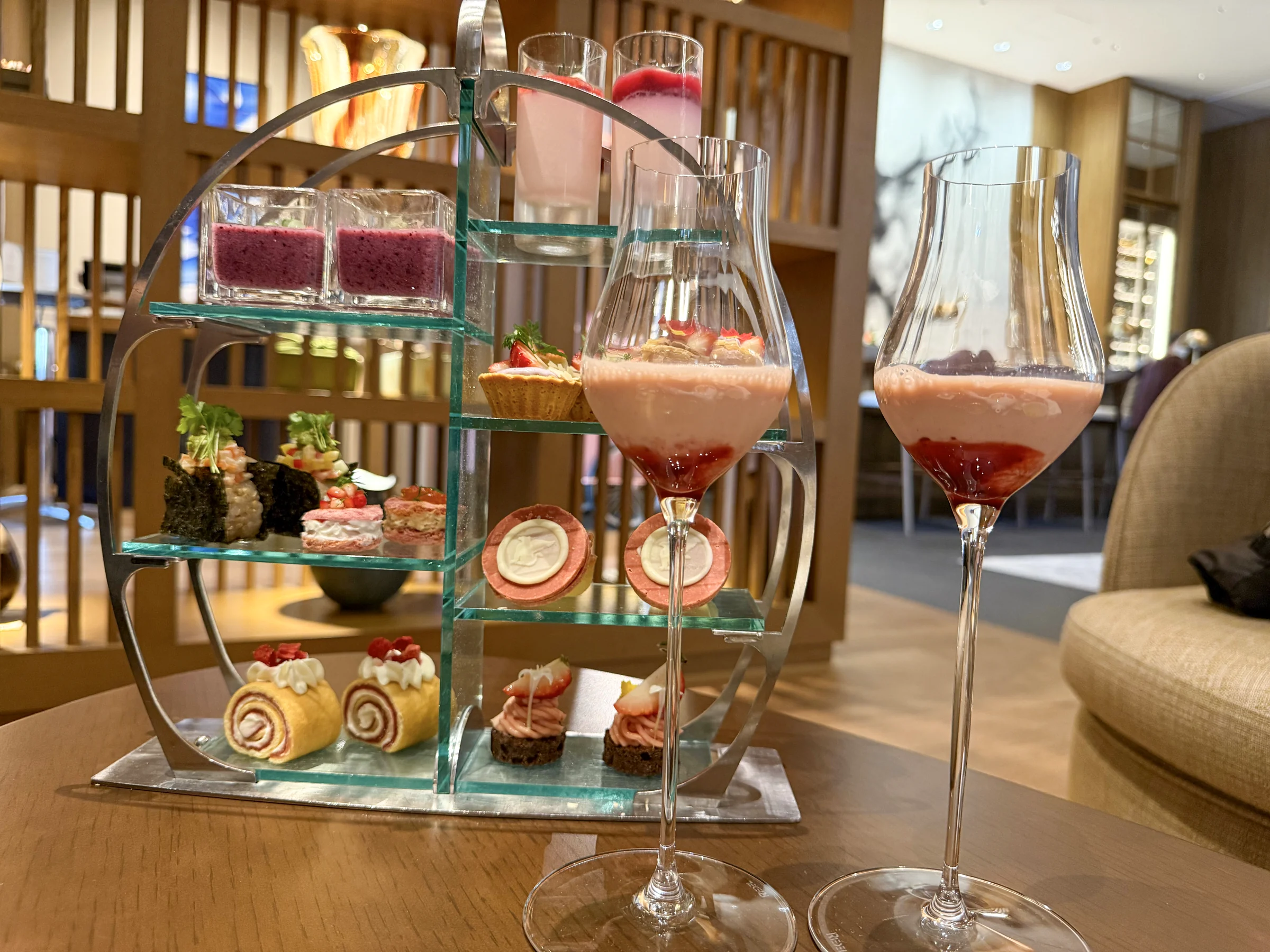 Strawberry afternoon tea at Flying Stag.