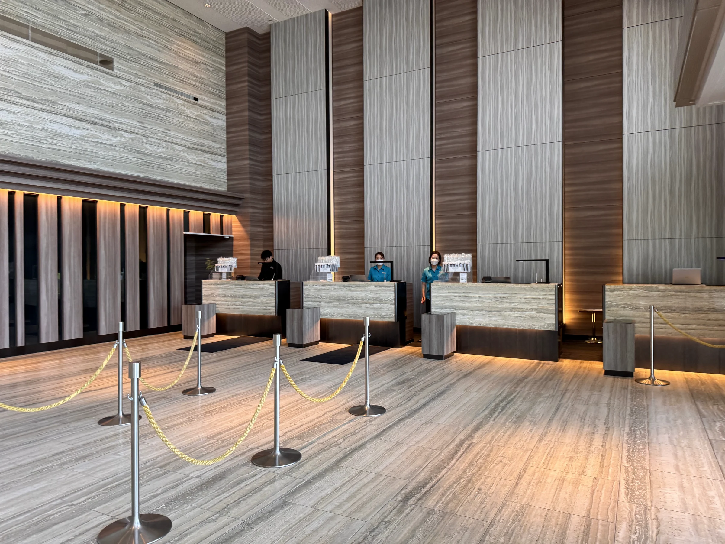 Reception with a calm atmosphere