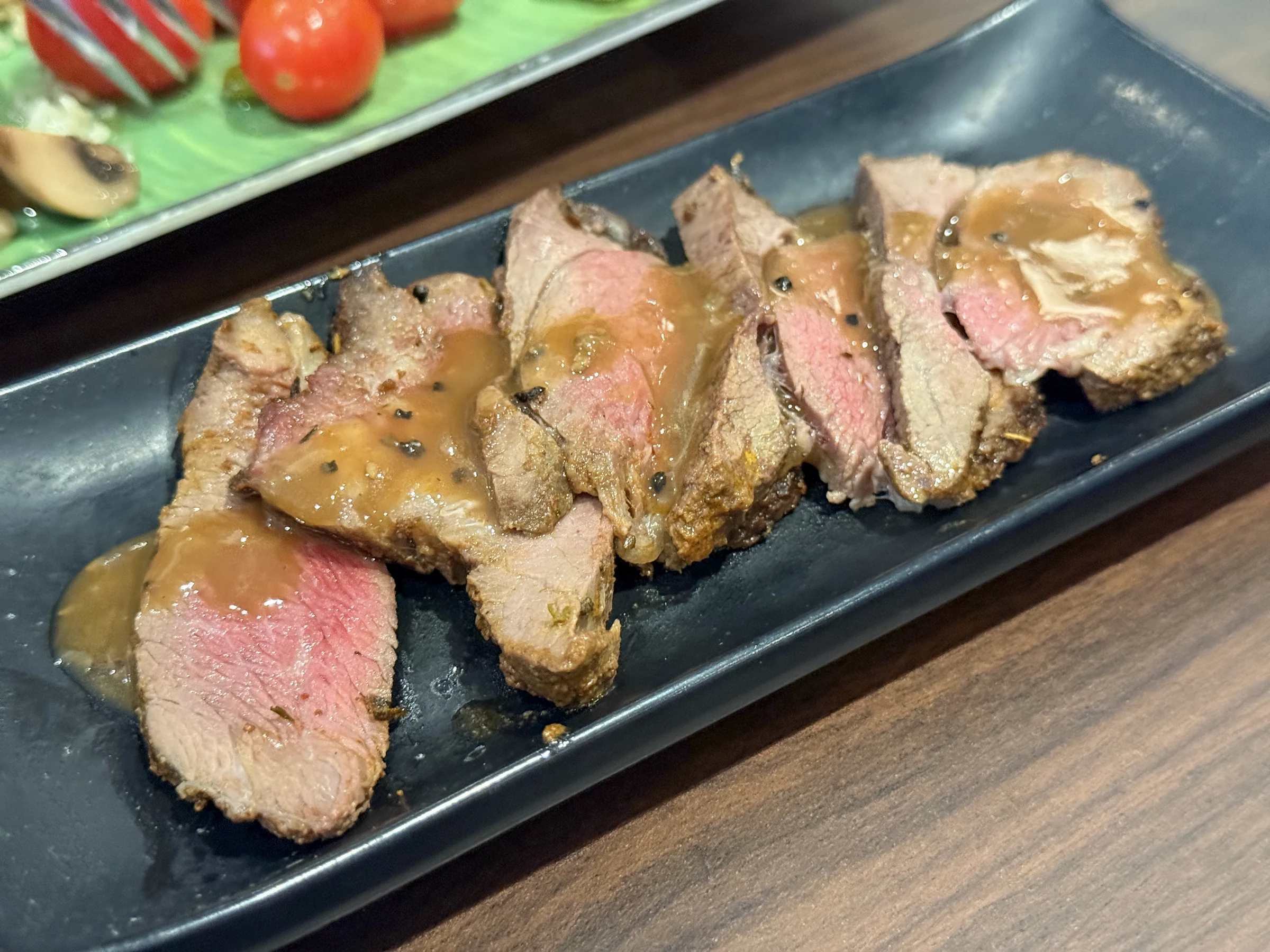 The meat I liked at breakfast.