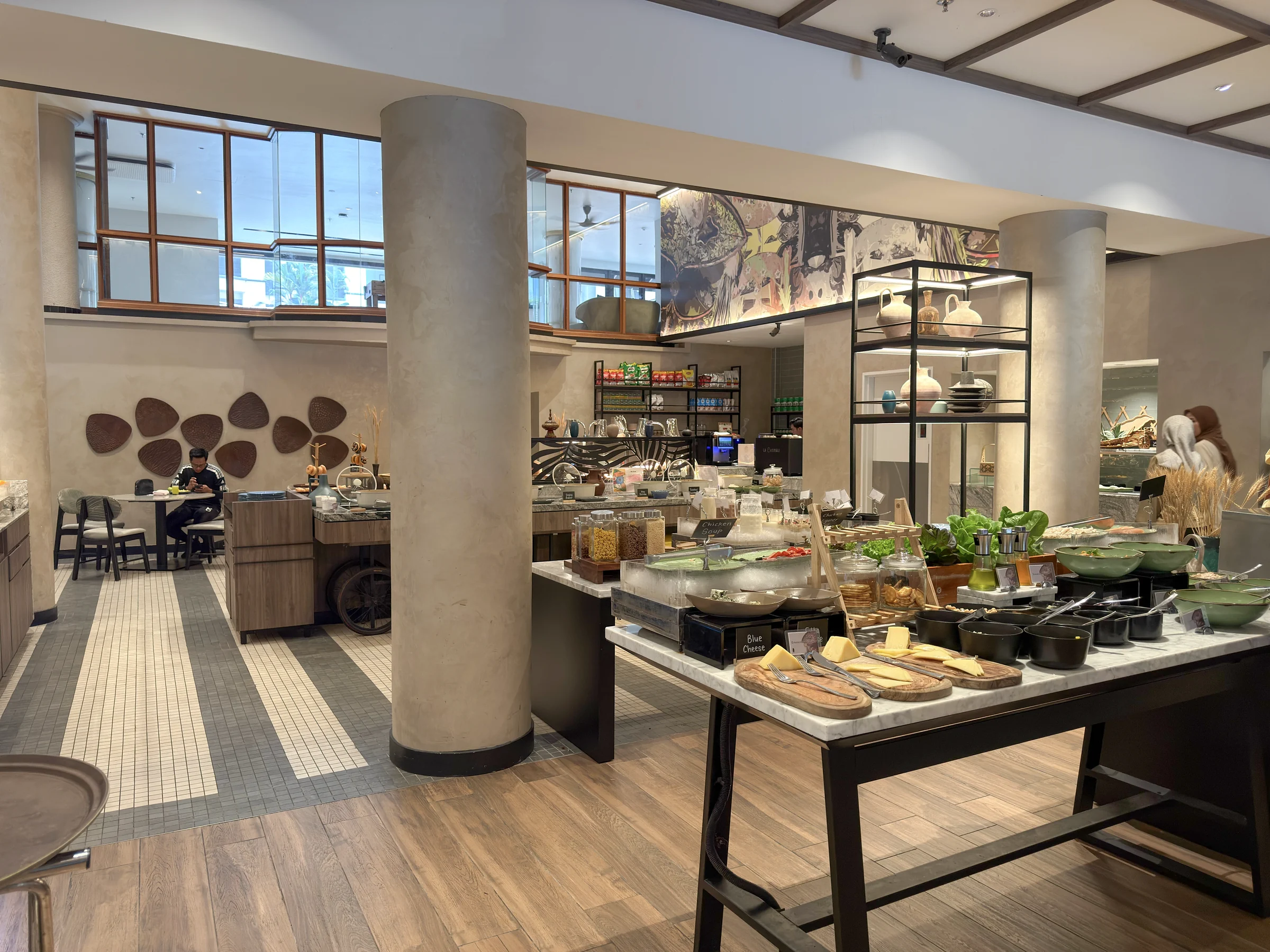 Palms Caféの朝食会場。